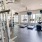 a gym with exercise equipment